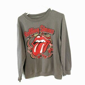 Bravado Sweatshirt Rolling Stones Long Sleeve Pullover Graphic Sz Women's Medium